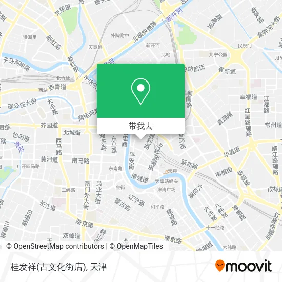 桂发祥(古文化街店)地图