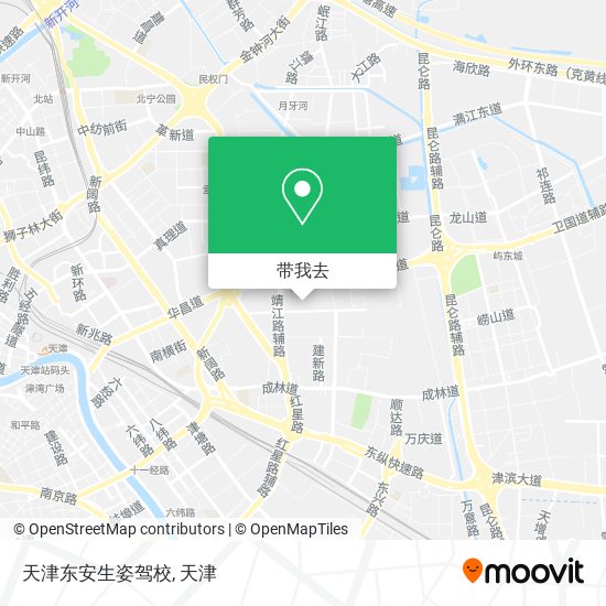 天津东安生姿驾校地图