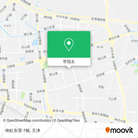 倚虹东里-7栋地图