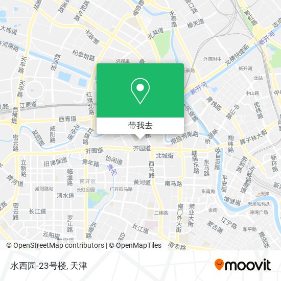 水西园-23号楼地图