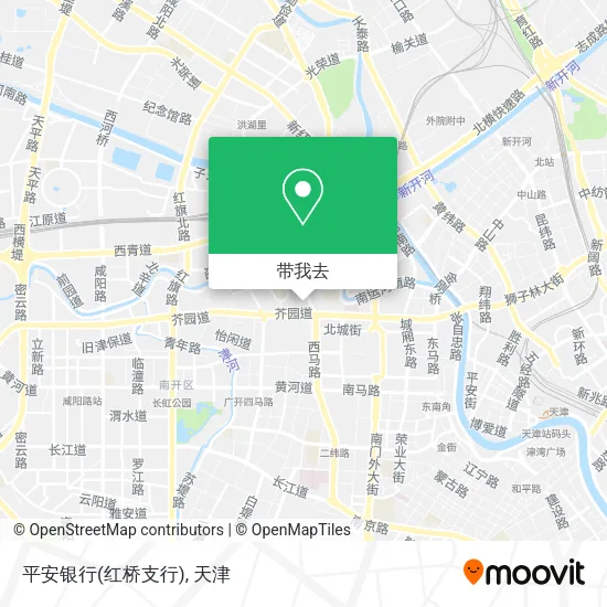 平安银行(红桥支行)地图