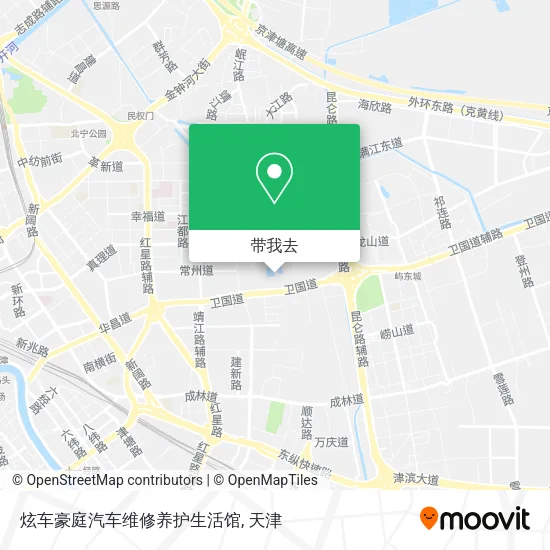 炫车豪庭汽车维修养护生活馆地图