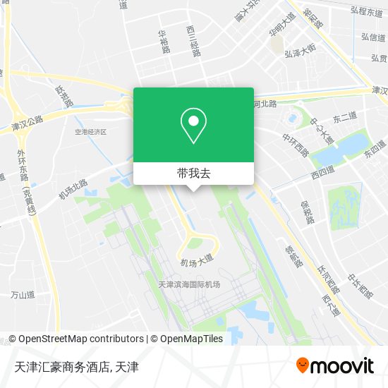 天津汇豪商务酒店地图