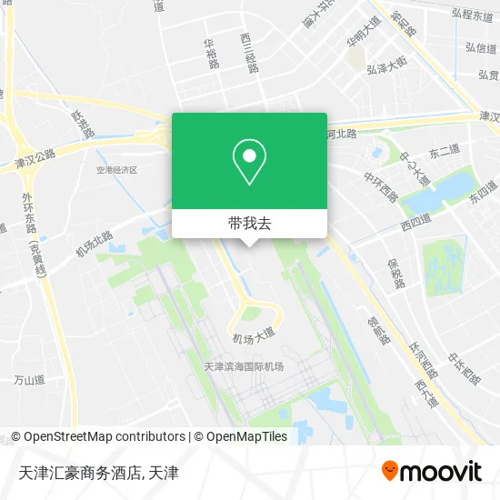天津汇豪商务酒店地图