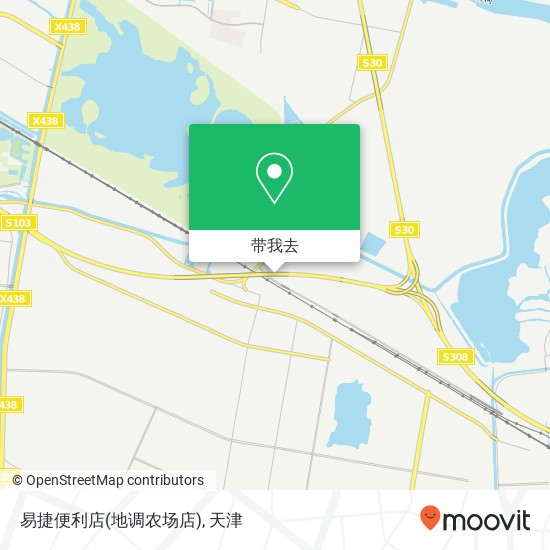易捷便利店(地调农场店)地图