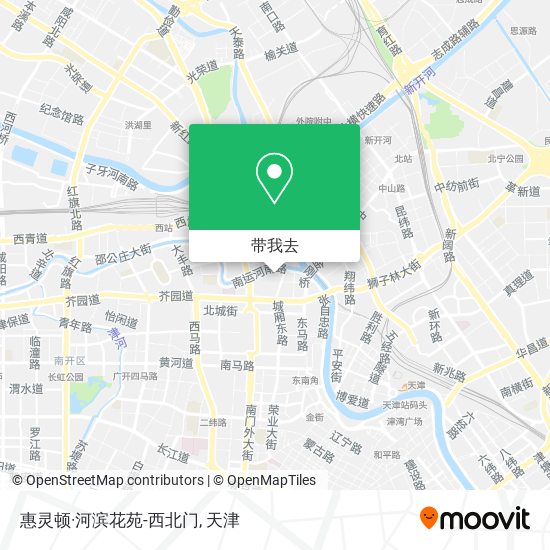惠灵顿·河滨花苑-西北门地图