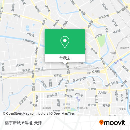 燕宇新城-8号楼地图