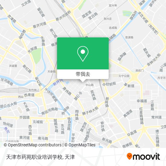 天津市药苑职业培训学校地图