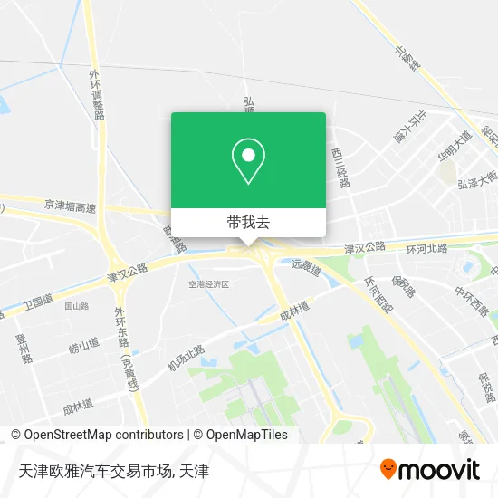 天津欧雅汽车交易市场地图