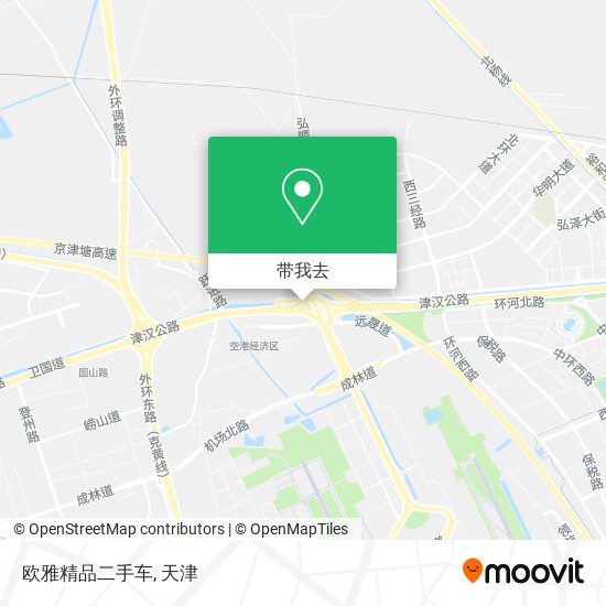 欧雅精品二手车地图