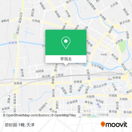 碧杉园-1幢地图
