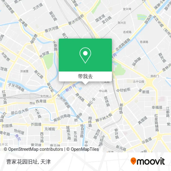 曹家花园旧址地图