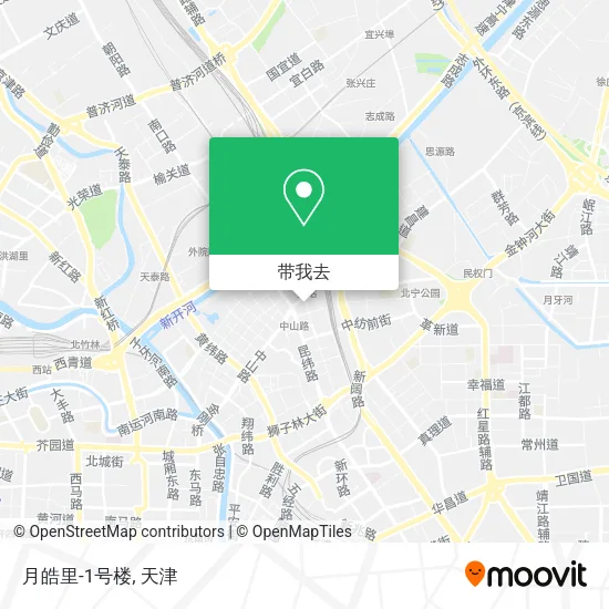 月皓里-1号楼地图