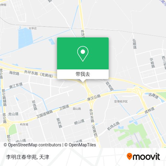 李明庄春华苑地图