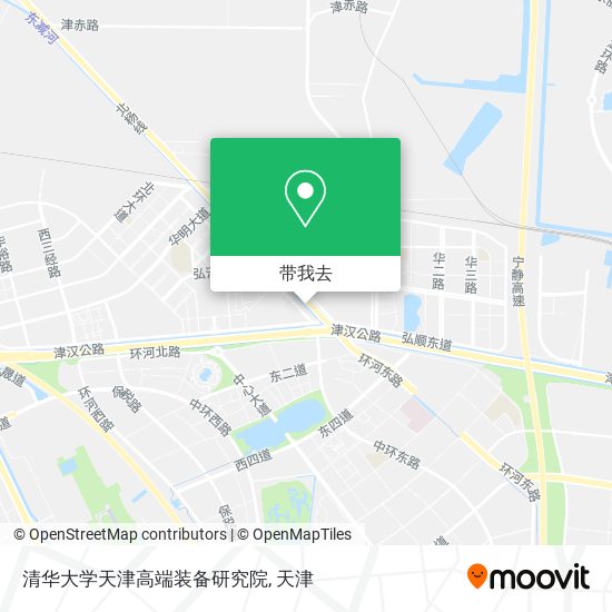 清华大学天津高端装备研究院地图