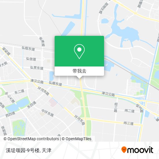溪堤颂园-9号楼地图