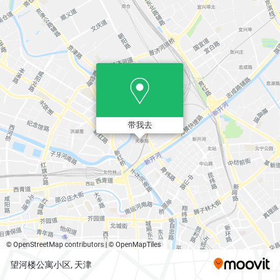 望河楼公寓小区地图