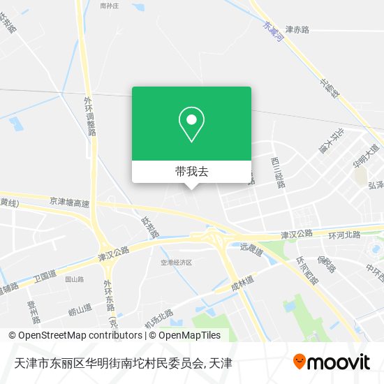 天津市东丽区华明街南坨村民委员会地图