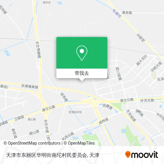 天津市东丽区华明街南坨村民委员会地图