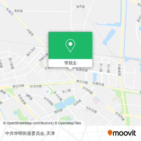 中共华明街道委员会地图