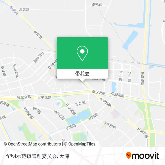 华明示范镇管理委员会地图
