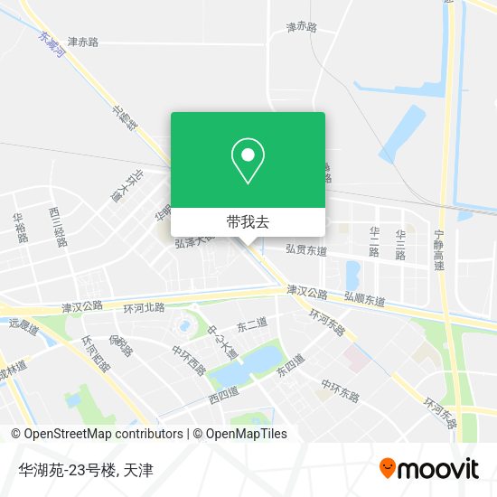 华湖苑-23号楼地图