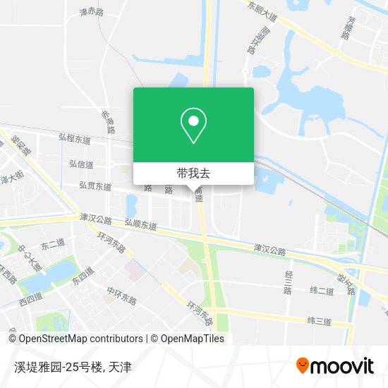 溪堤雅园-25号楼地图