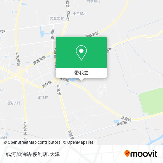 线河加油站-便利店地图