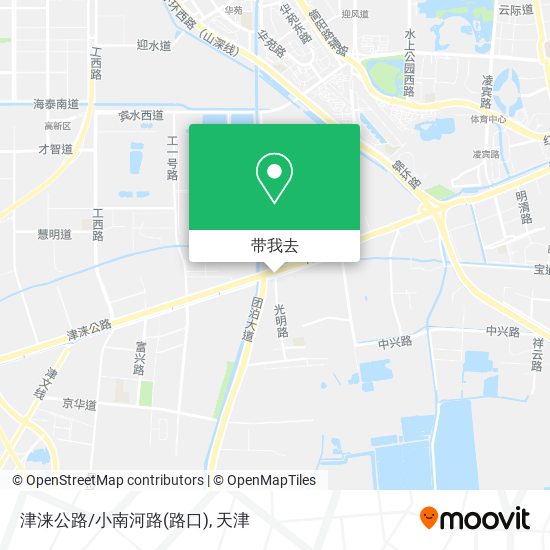 津涞公路/小南河路(路口)地图