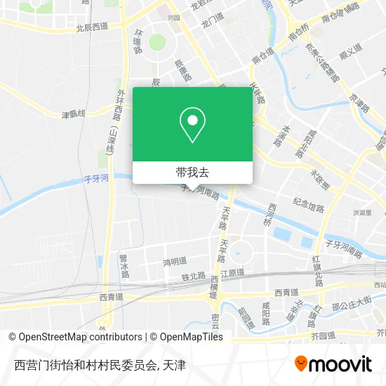 西营门街怡和村村民委员会地图