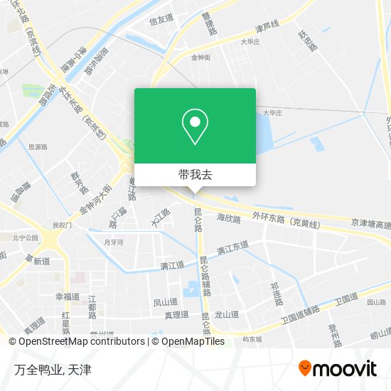 万全鸭业地图