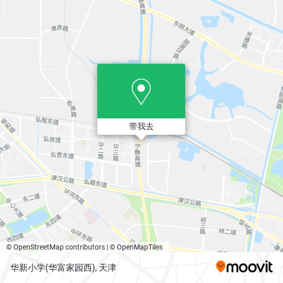 华新小学(华富家园西)地图