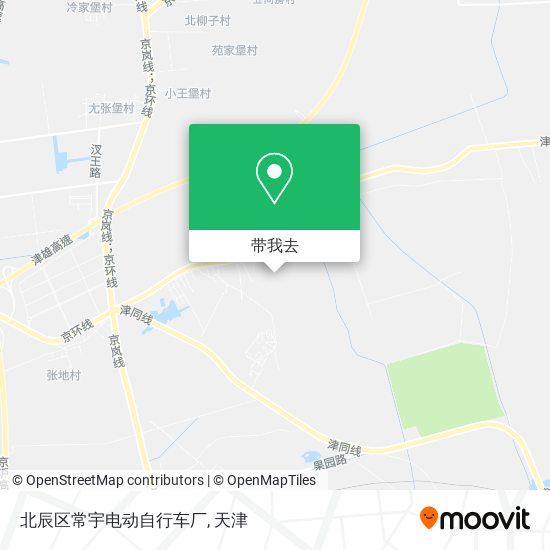 北辰区常宇电动自行车厂地图