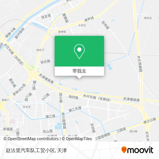 赵沽里汽车队工贸小区地图