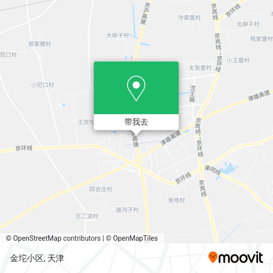 金坨小区地图