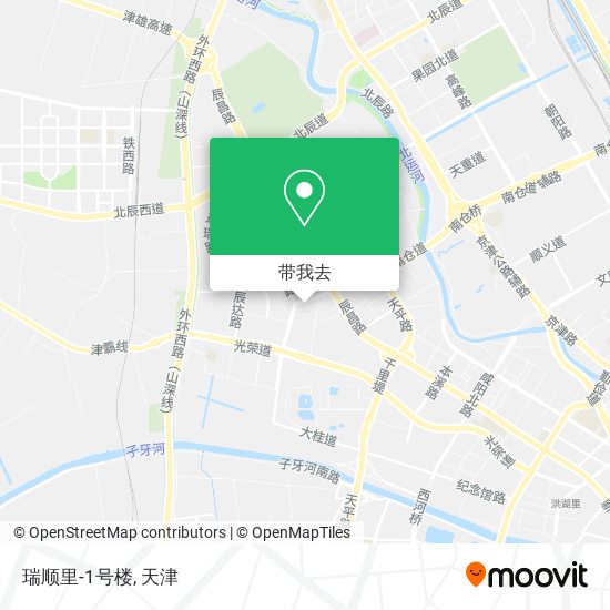 瑞顺里-1号楼地图