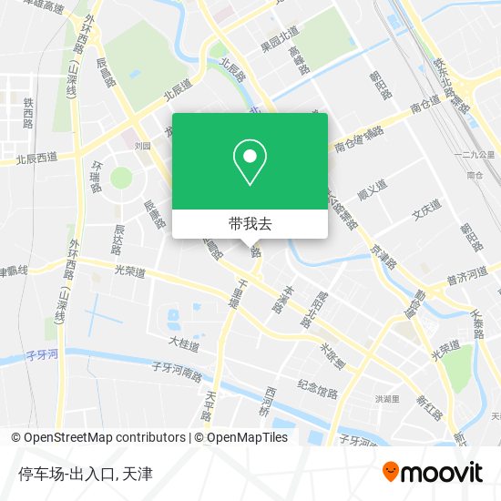 停车场-出入口地图
