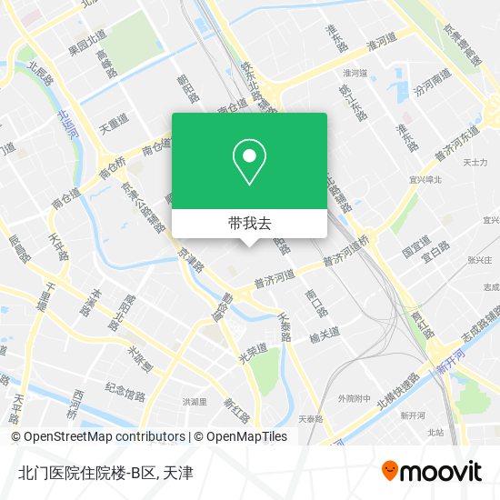 北门医院住院楼-B区地图