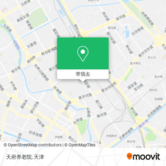 天府养老院地图
