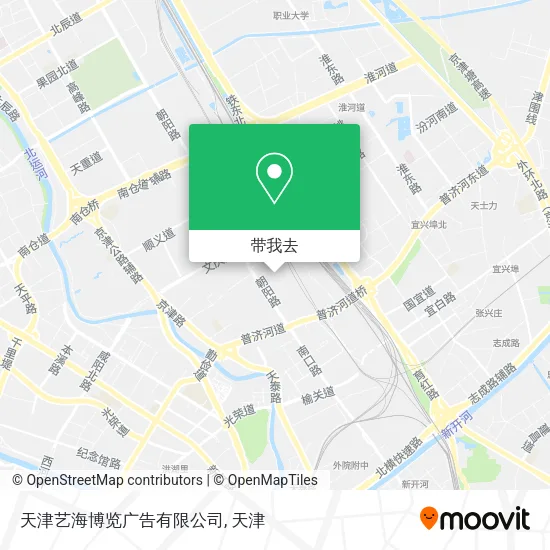 天津艺海博览广告有限公司地图