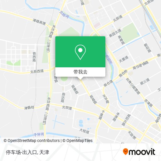 停车场-出入口地图