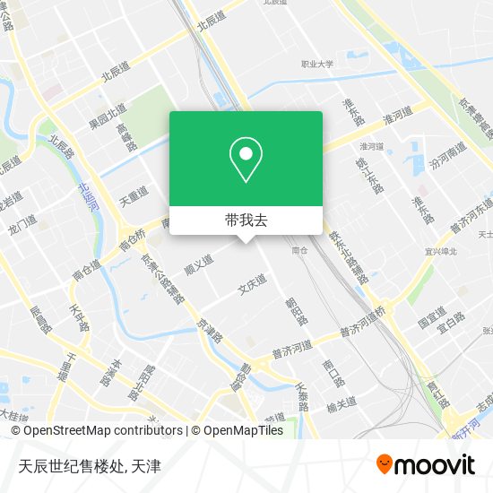 天辰世纪售楼处地图