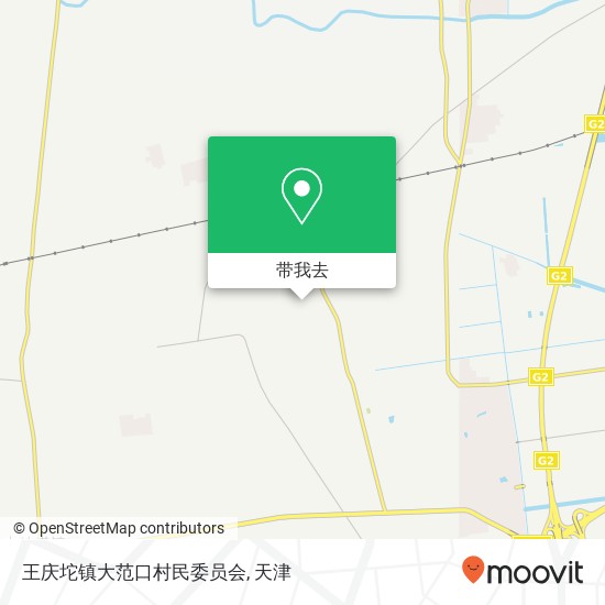 王庆坨镇大范口村民委员会地图