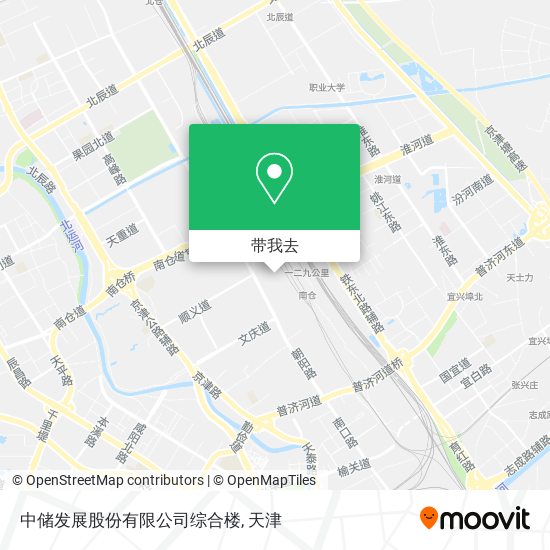 中储发展股份有限公司综合楼地图