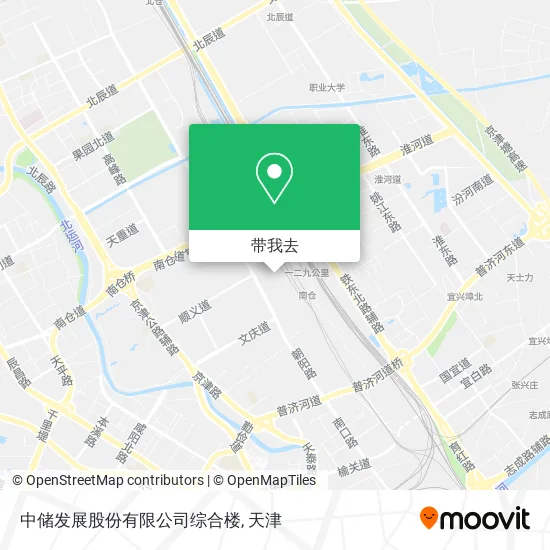 中储发展股份有限公司综合楼地图