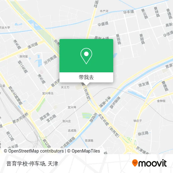 普育学校-停车场地图