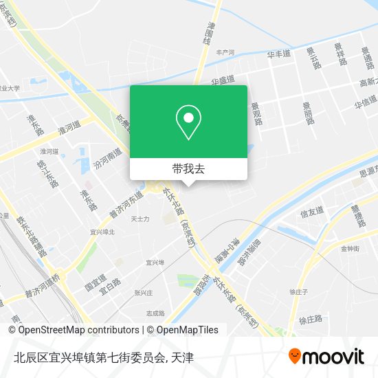 北辰区宜兴埠镇第七街委员会地图