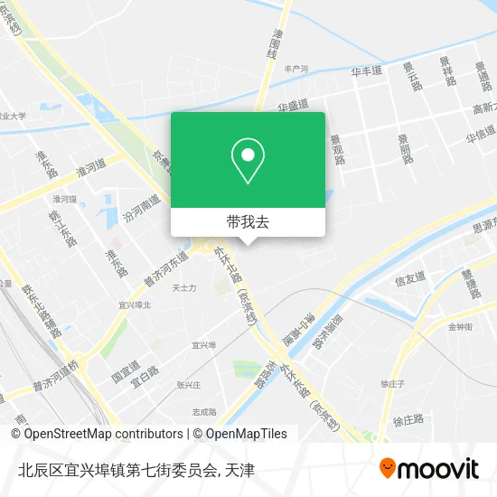北辰区宜兴埠镇第七街委员会地图