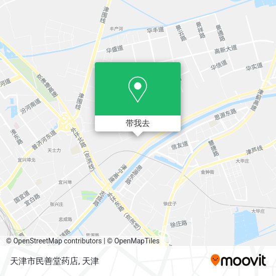 天津市民善堂药店地图