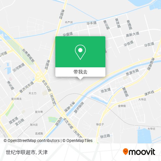 世纪华联超市地图